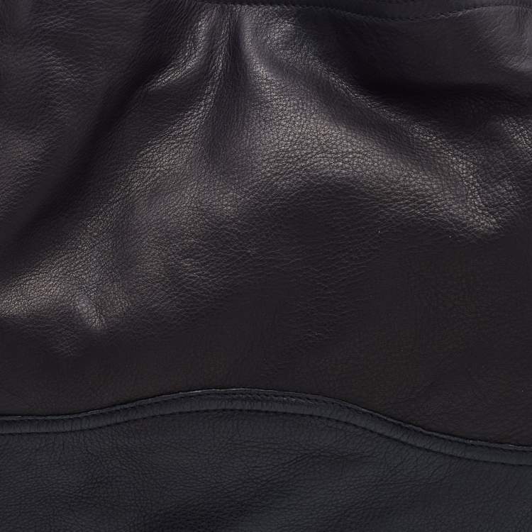 Pre Owned Mulberry Black Leather Hobo