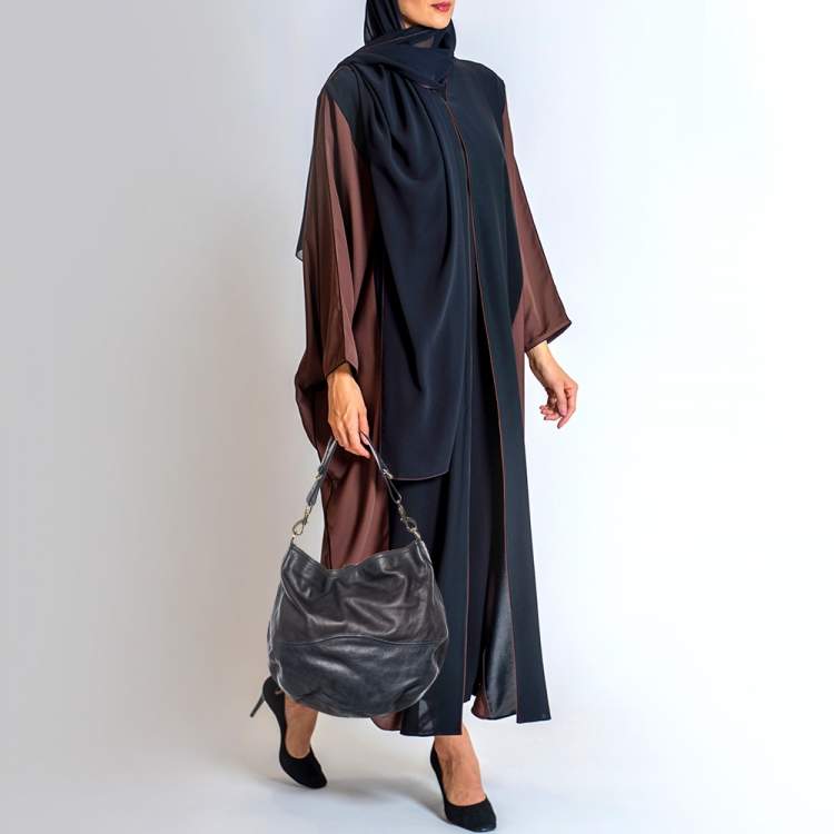 Pre Owned Mulberry Black Leather Hobo