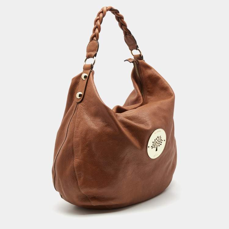 Pre Owned Mulberry Brown Leather Large Daria Hobo