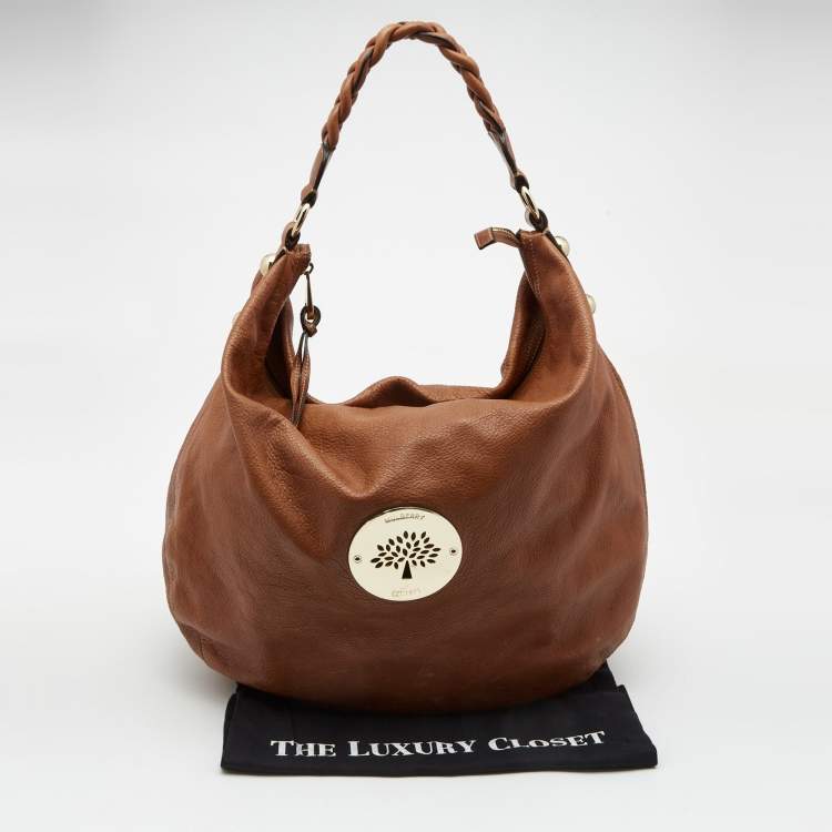 Pre Owned Mulberry Brown Leather Large Daria Hobo