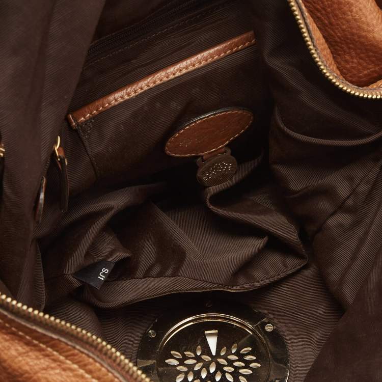 Pre Owned Mulberry Brown Leather Large Daria Hobo