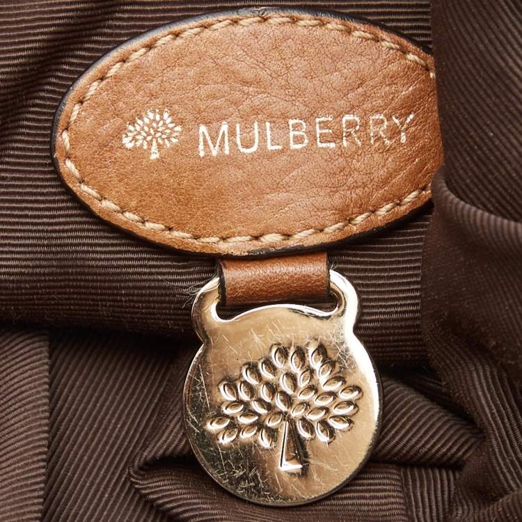 Pre Owned Mulberry Brown Leather Large Daria Hobo