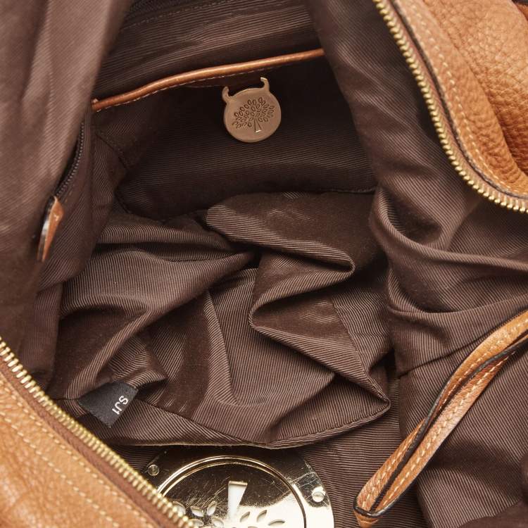 Pre Owned Mulberry Brown Leather Large Daria Hobo