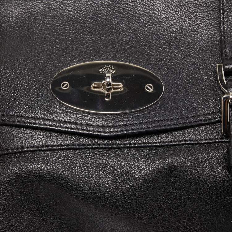 Pre Owned Mulberry Black Leather Alexa Satchel