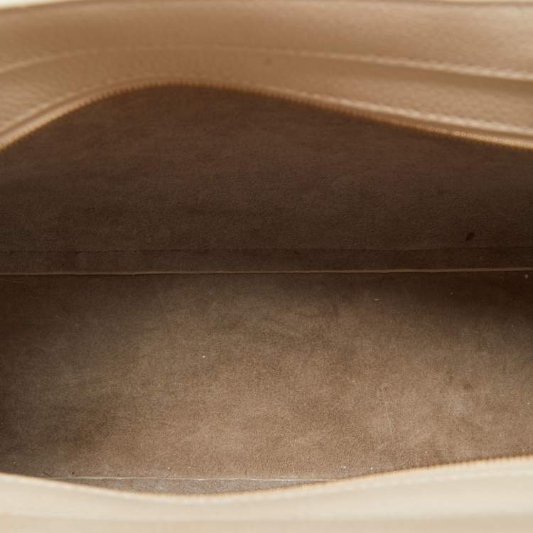 Pre Owned Mulberry Cream Leather Mini Bayswater Tote