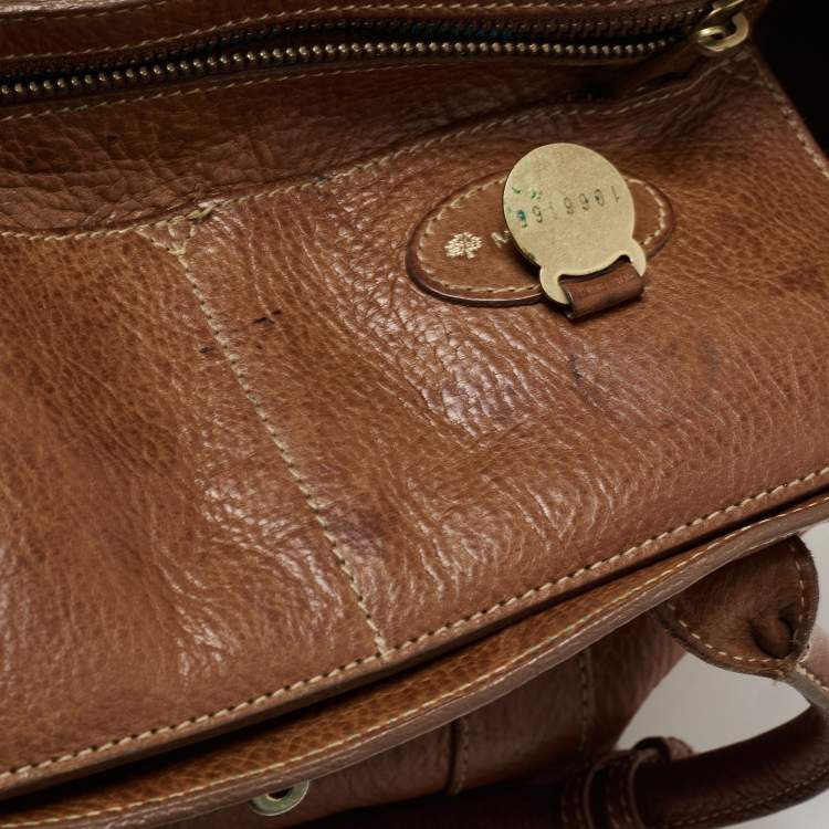 Pre Owned Mulberry Brown Leather Bayswater Satchel