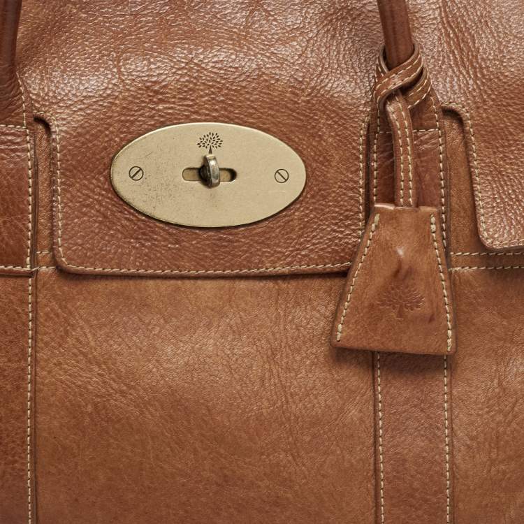 Pre Owned Mulberry Brown Leather Bayswater Satchel