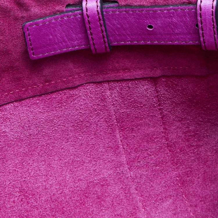 Pre Owned Mulberry Purple Leather Bayswater Satchel