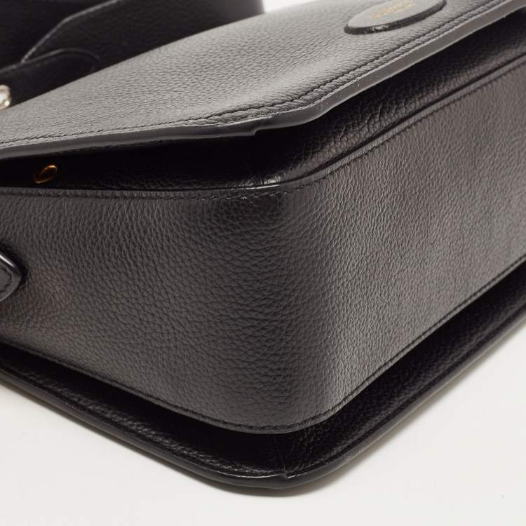 Pre Owned Mulberry Black Leather Billie Crossbody Bag 