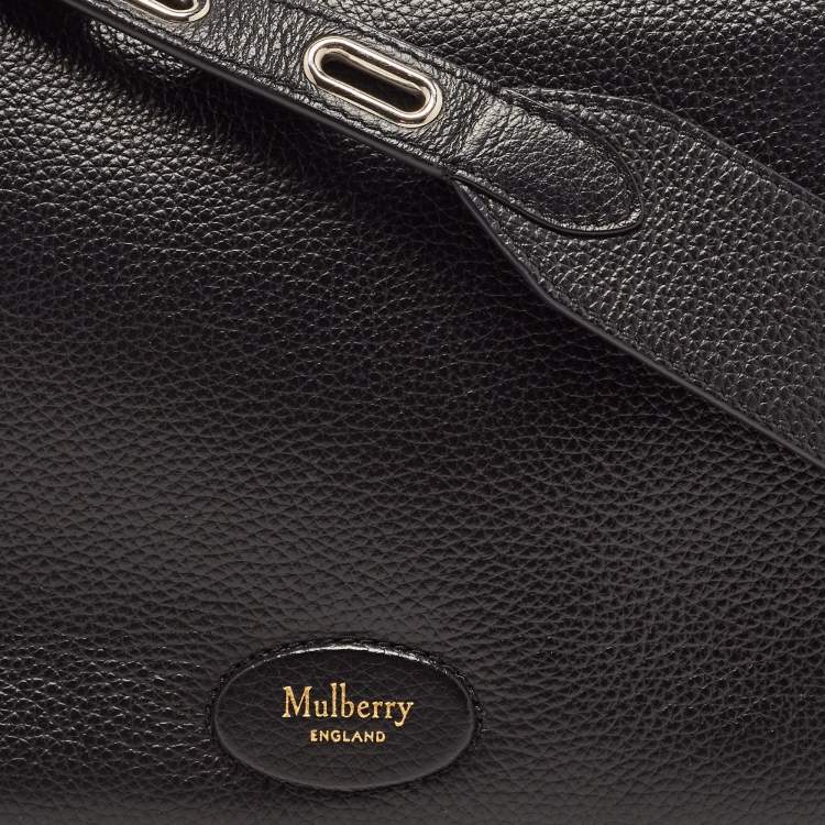 Pre Owned Mulberry Black Leather Billie Crossbody Bag 