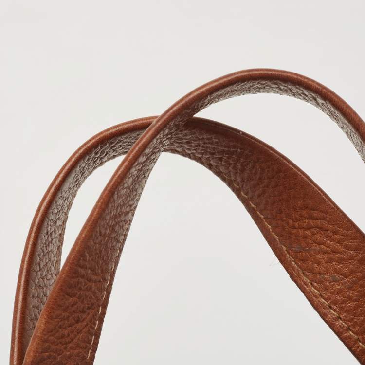 Pre Owned Mulberry Brown Leather Emmy Darwin Satchel