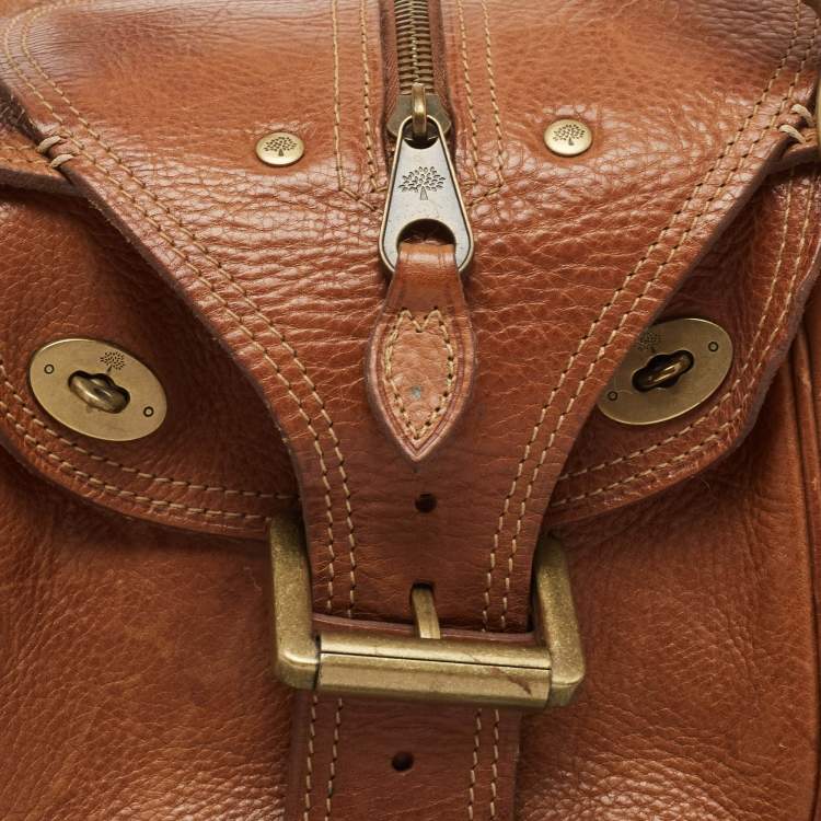 Pre Owned Mulberry Brown Leather Emmy Darwin Satchel