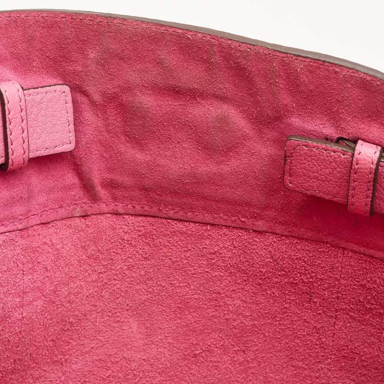 Pre Owned Mulberry Pink Leather Bayswater Satchel
