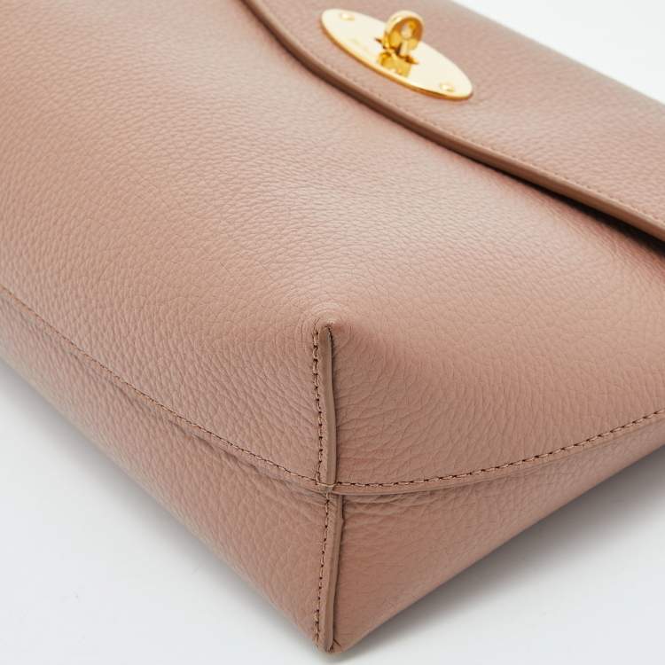 Pre Owned Mulberry Old Rose Leather Darley Cosmetic Pouch