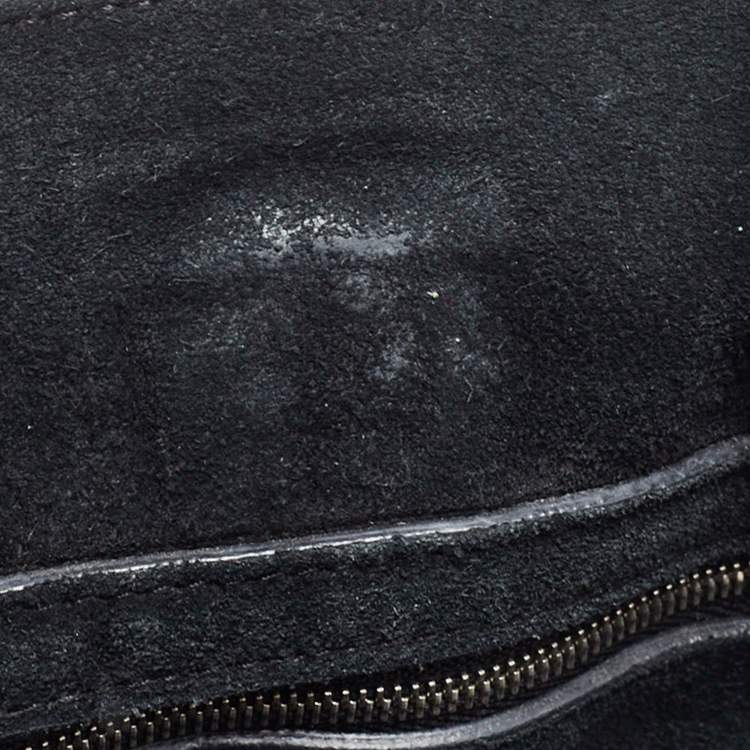 Pre Owned Mulberry Black Leather Willow Tote