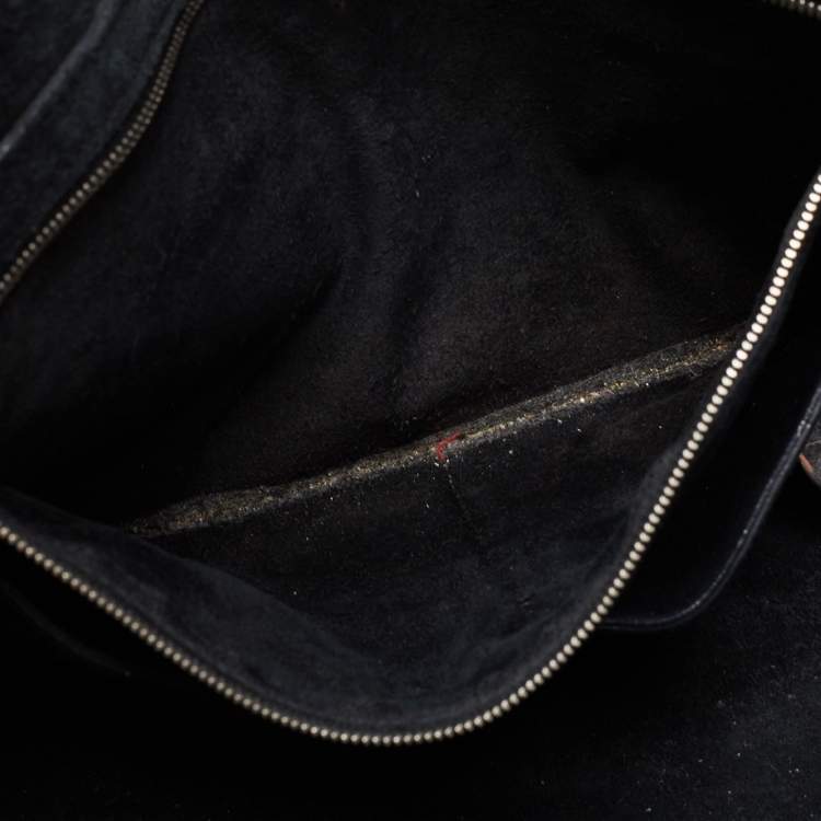 Pre Owned Mulberry Black Leather Willow Tote