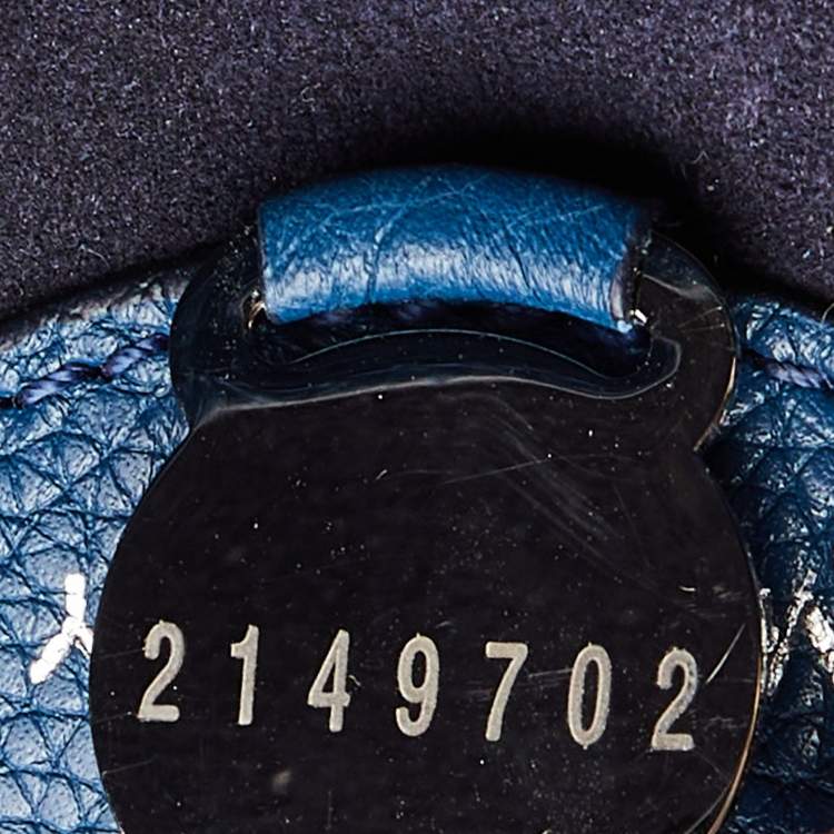 Pre Owned Mulberry Dark Blue Leather Bayswater Satchel