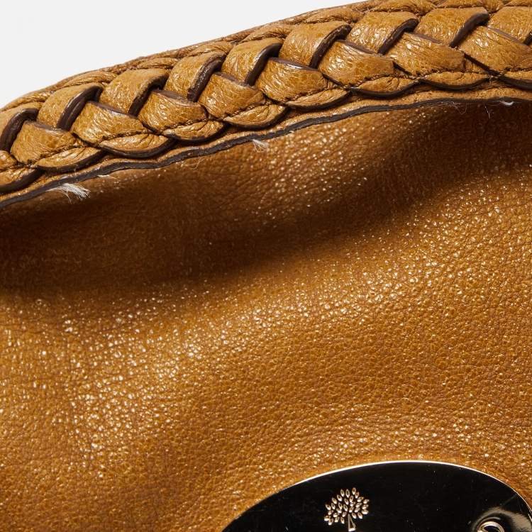 Pre Owned Mulberry Tan Glossy Leather Alexa Bag