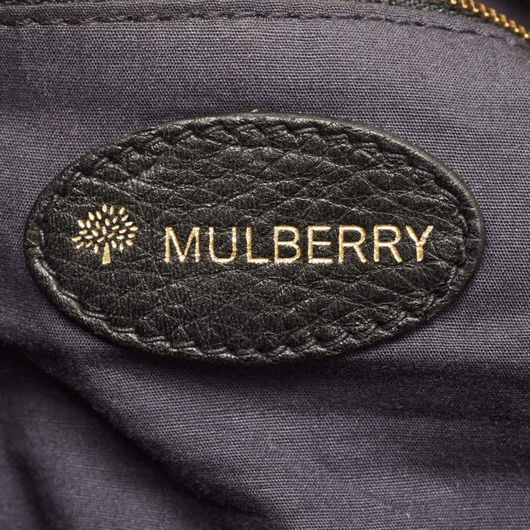 Pre Owned Mulberry Black/Multicolor Quilted Fabric Julie Verhoeven Tote