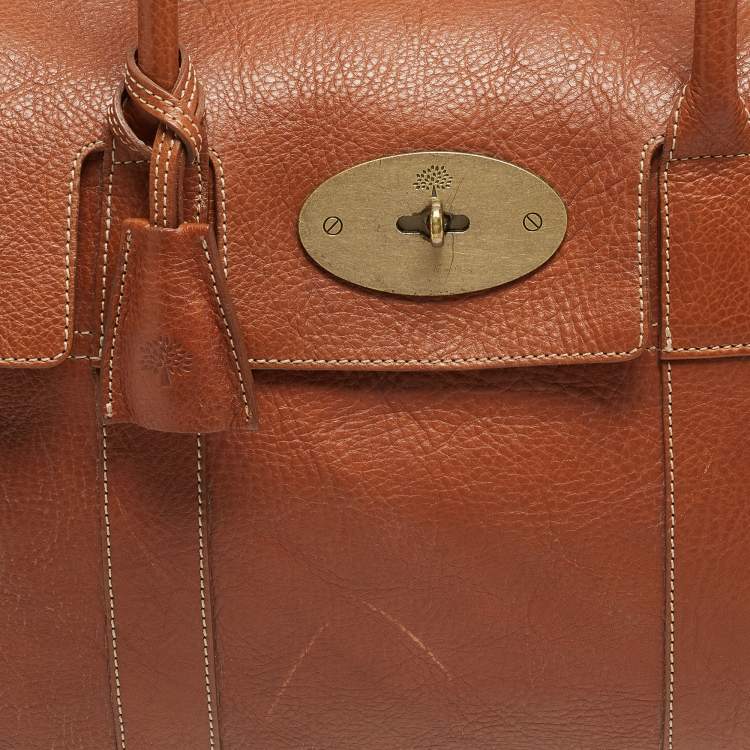 Pre Owned Mulberry Brown Leather Bayswater Satchel