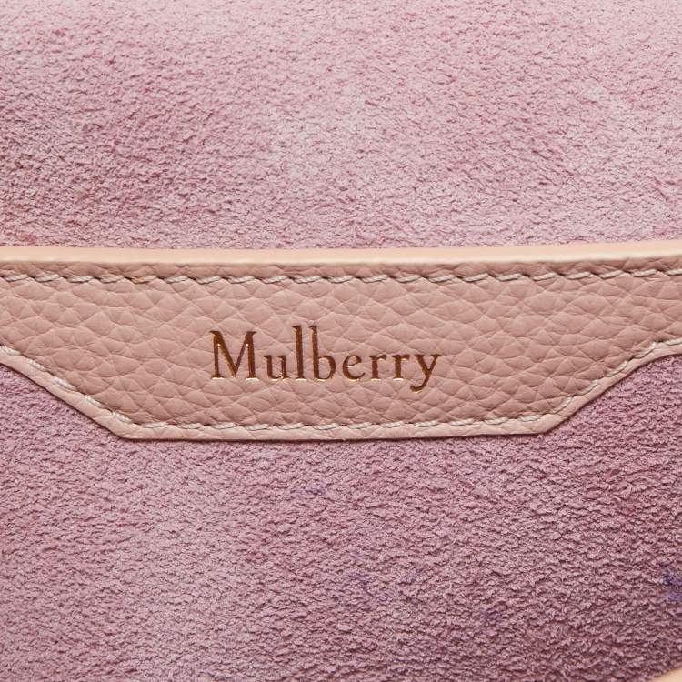 Pre Owned Mulberry Pink Leather Amberley Shoulder Bag