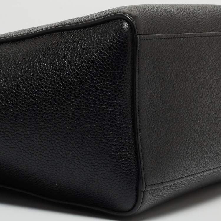 Pre Owned Mulberry Black Grained Leather Maple Tote