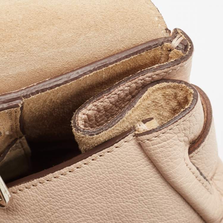 Pre Owned Mulberry Beige Leather Bayswater Satchel