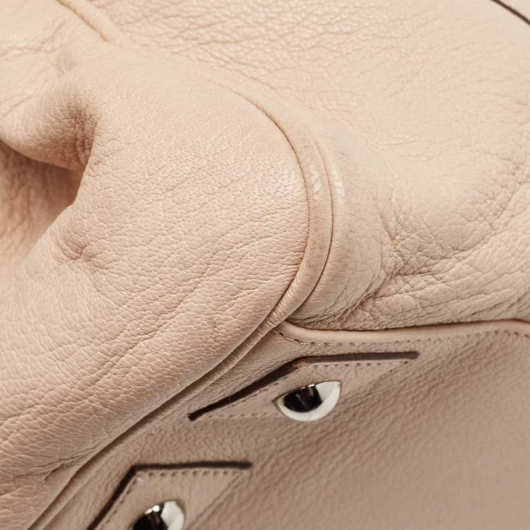 Pre Owned Mulberry Beige Leather Bayswater Satchel