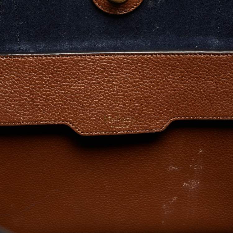 Pre Owned Mulberry Brown Leather Bayswater Shopper Tote