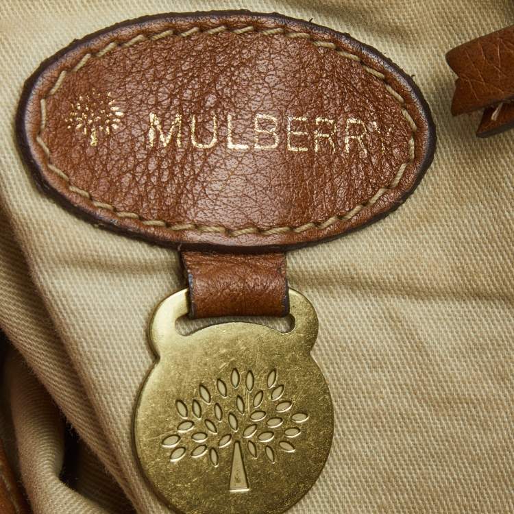 Pre Owned Mulberry Brown Pebbled Leather Mitzy Hobo