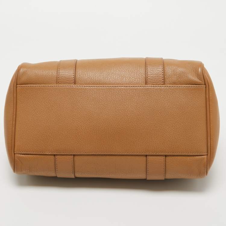 Pre Owned Mulberry Brown Leather Small Bayswater Satchel