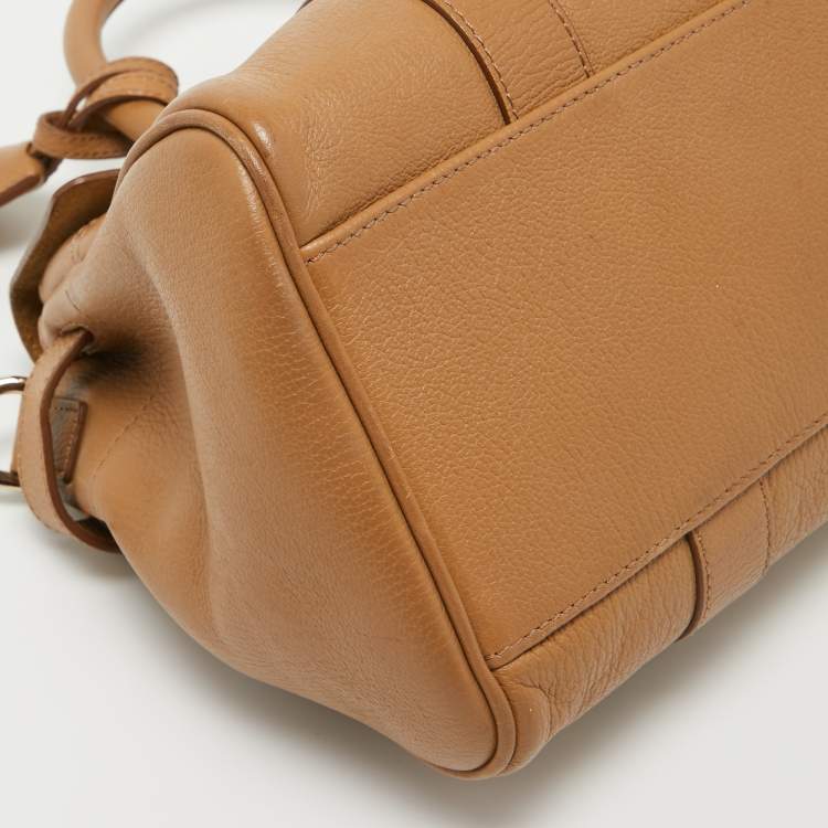 Pre Owned Mulberry Brown Leather Small Bayswater Satchel