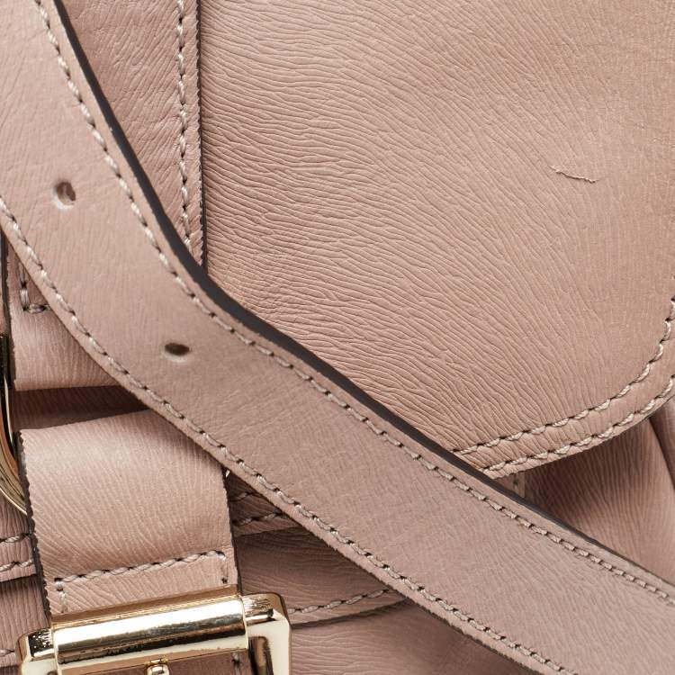 Pre Owned Mulberry Pink Leather Oversized Alexa Satchel