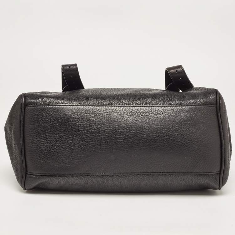 Pre Owned Mulberry Black Leather Alexa Satchel