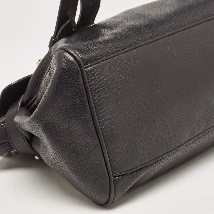 Pre Owned Mulberry Black Leather Alexa Satchel