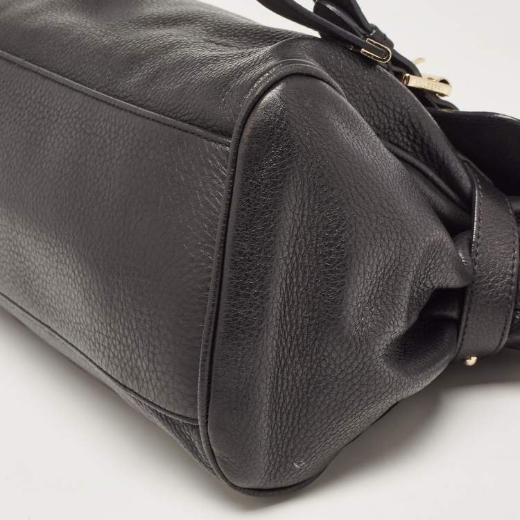 Pre Owned Mulberry Black Leather Alexa Satchel