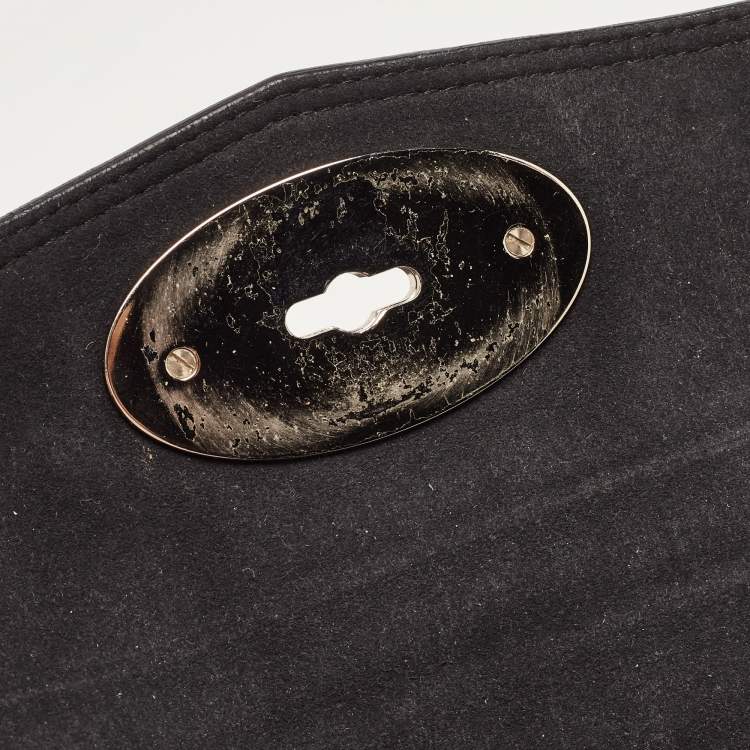 Pre Owned Mulberry Black Leather Alexa Satchel