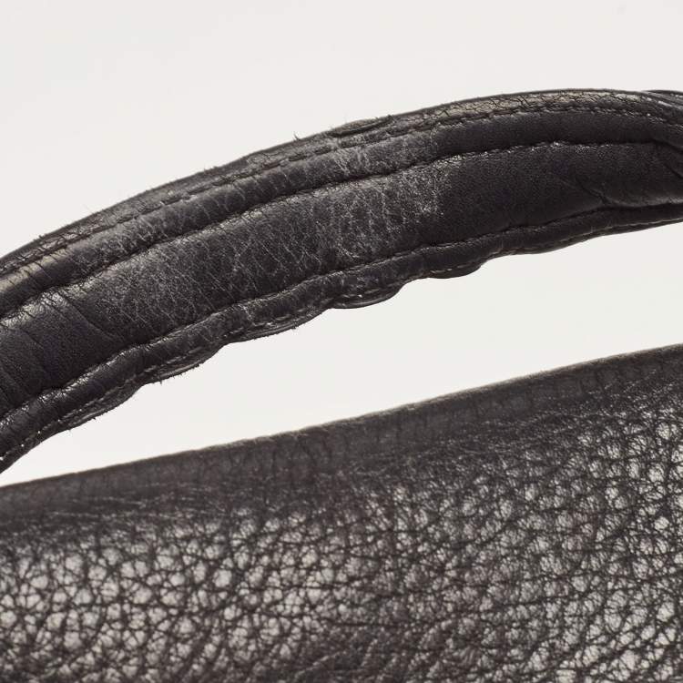 Pre Owned Mulberry Black Leather Alexa Satchel
