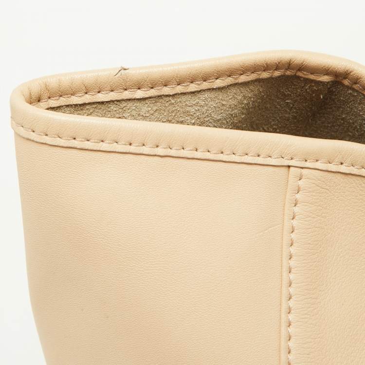 Pre Owned Mulberry Beige Leather Medium Dorset Tote