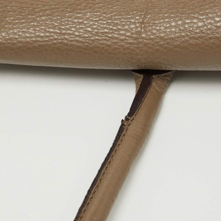 Pre Owned Mulberry Beige Leather Bayswater Satchel