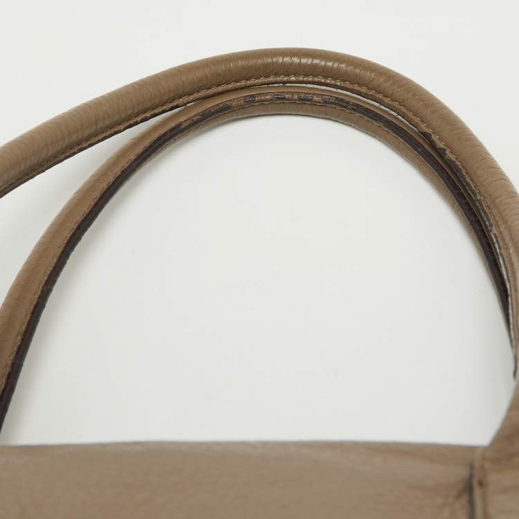 Pre Owned Mulberry Beige Leather Bayswater Satchel