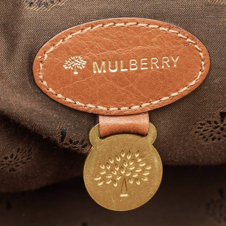 Pre Owned Mulberry Brown Leather Oversized Alexa Satchel