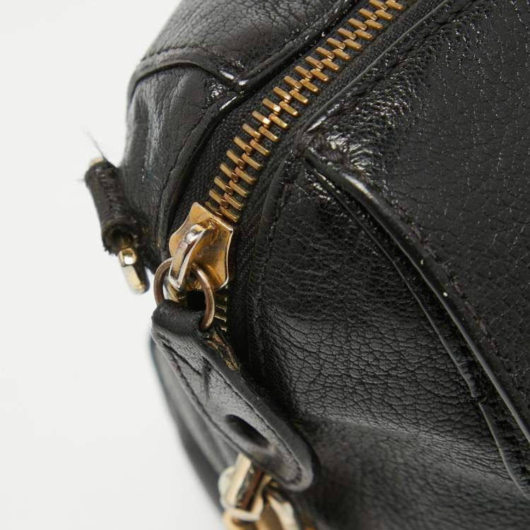 Pre Owned Mulberry Black Leather Del Rey Bag