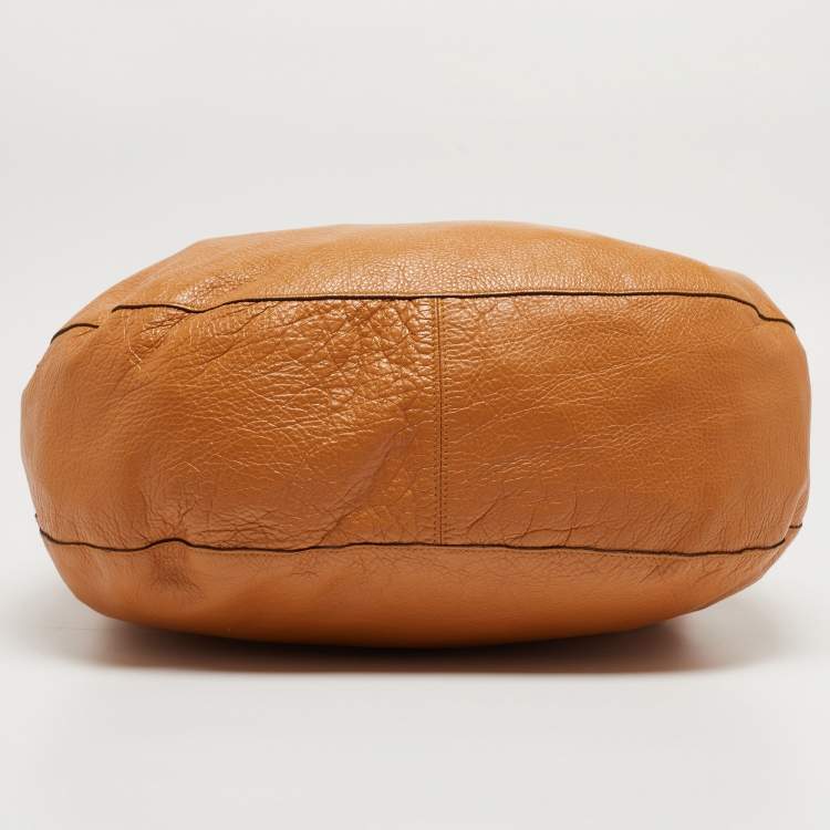 Pre Owned Mulberry Tan Leather Large Daria Hobo