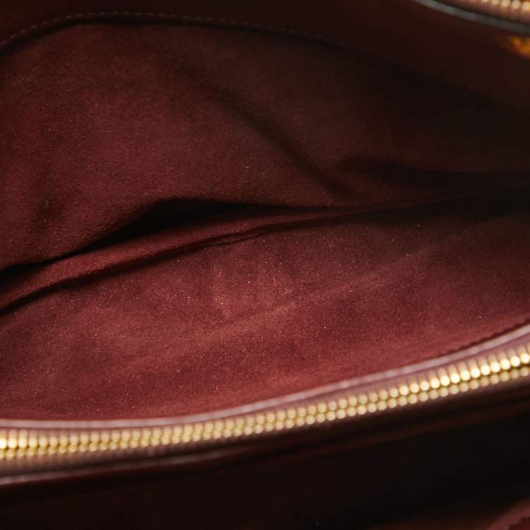 Pre Owned Mulberry Burgundy Leather Winsley Shoulder Bag