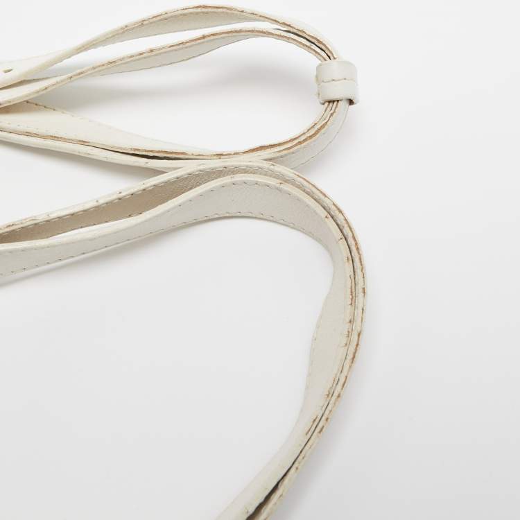 Pre Owned Mulberry Off White Leather Jenah Tote