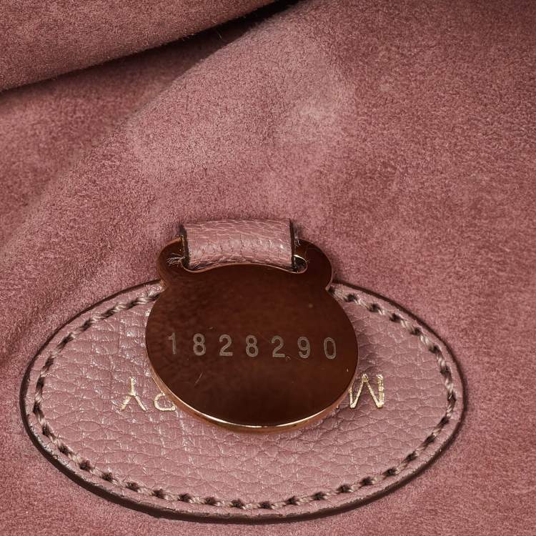 Pre Owned Mulberry Old Rose Leather Medium Lily Shoulder Bag