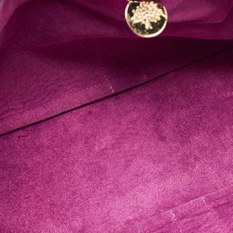 Pre Owned Mulberry Fuchsia Leather Bayswater Satchel