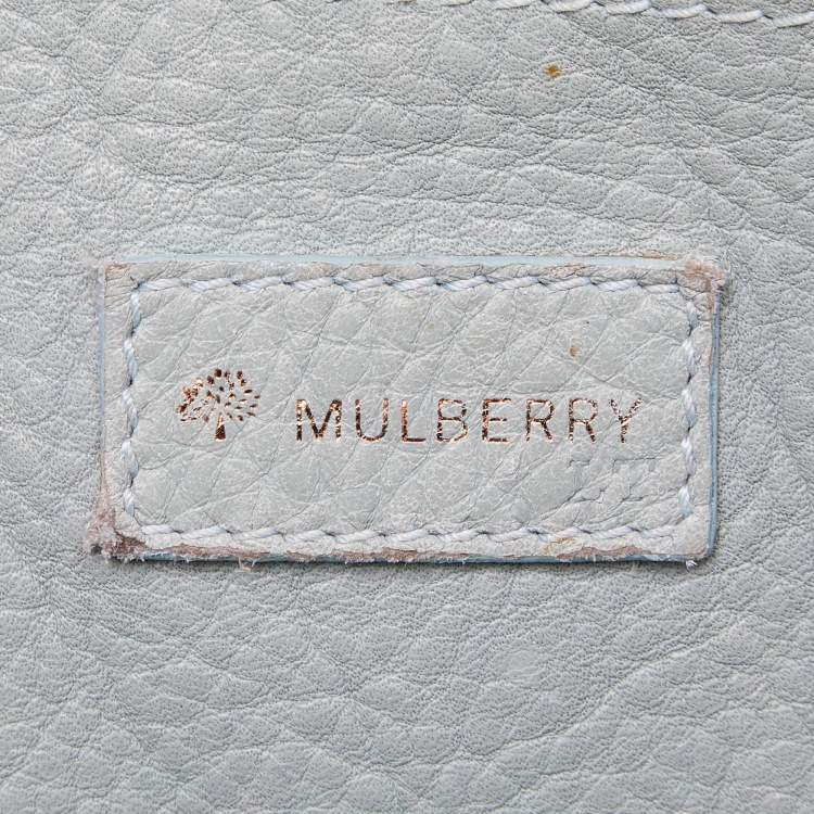 Pre Owned Mulberry Green Leather Roxanne Satchel