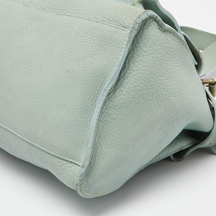Pre Owned Mulberry Green Leather Roxanne Satchel